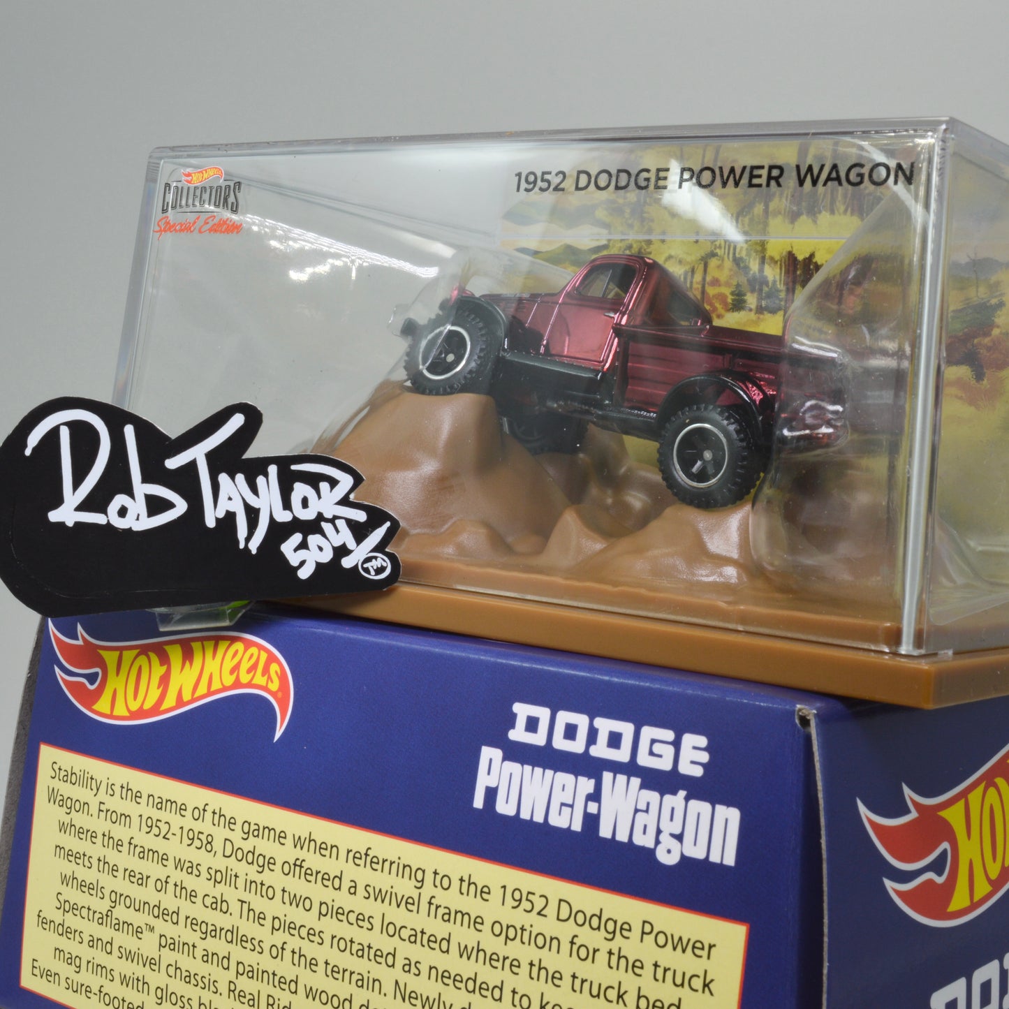 REDLINE CLUB HOTWHEELS POWER WAGON 1:64 SCALE