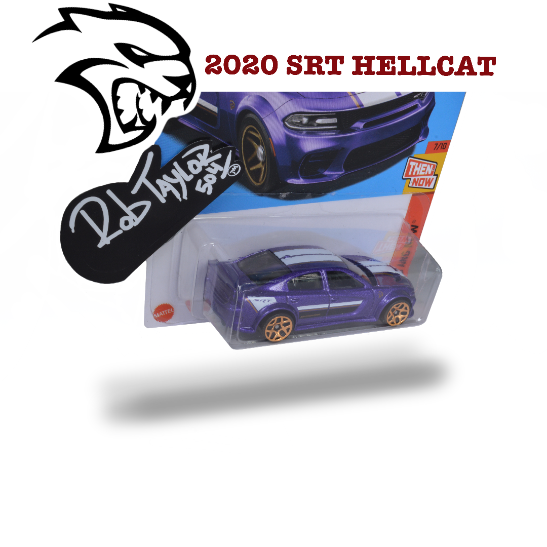 AUTOGRAPHED TWIN PACK 2020 HELLCAT & ‘69 CHARGER 1:64 SCALE CARS