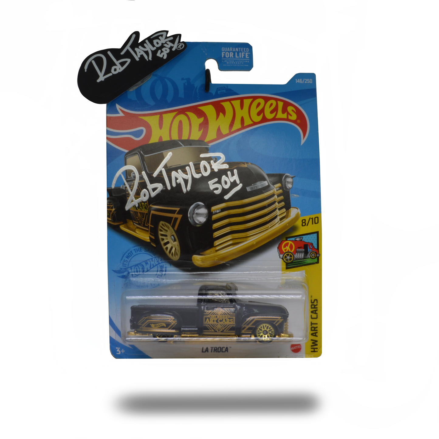 AUTOGRAPHED BLACK & GOLD “LA TROCA” 1:64 SCALE CAR