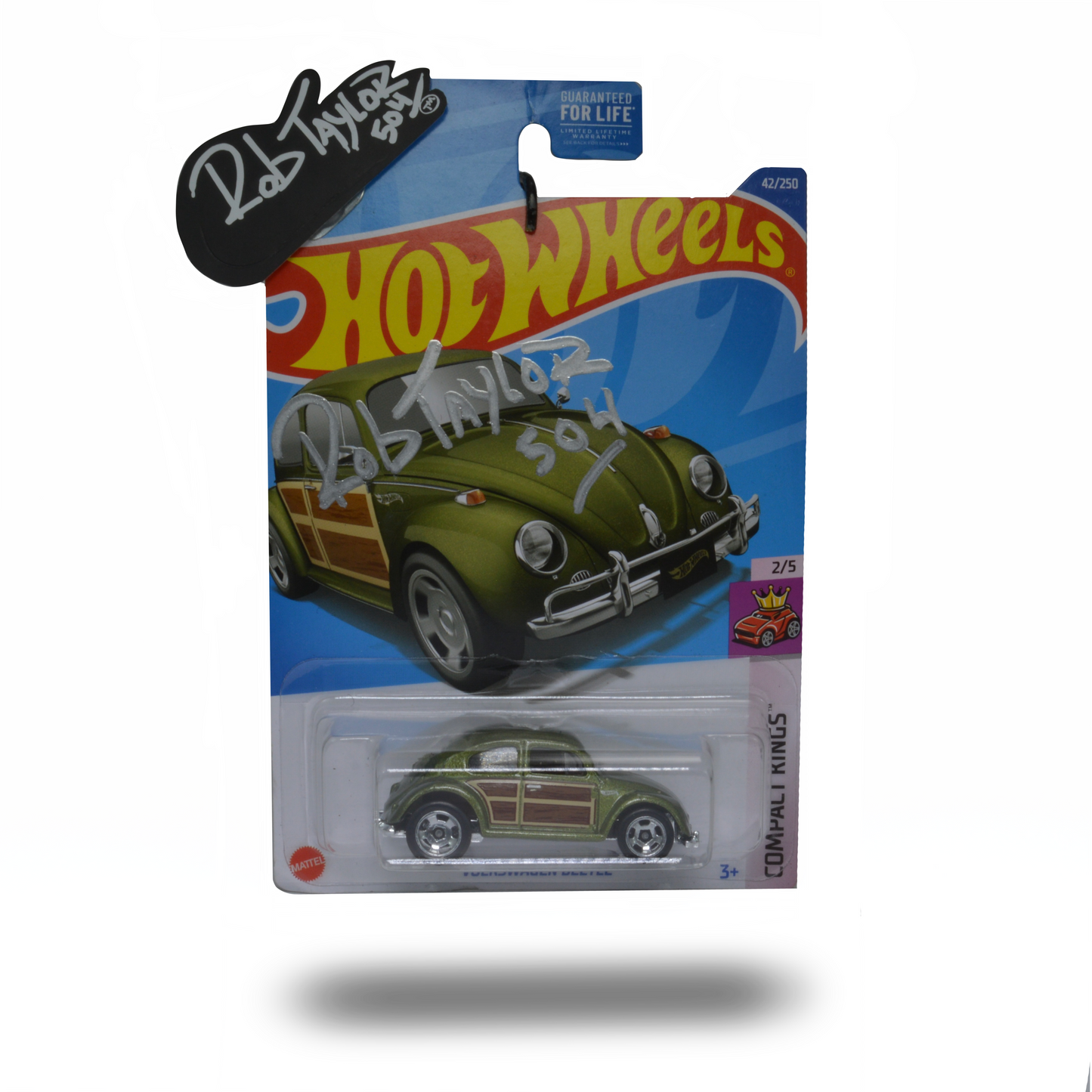 AUTOGRAPHED VW BUG 1:64 SCALE CAR