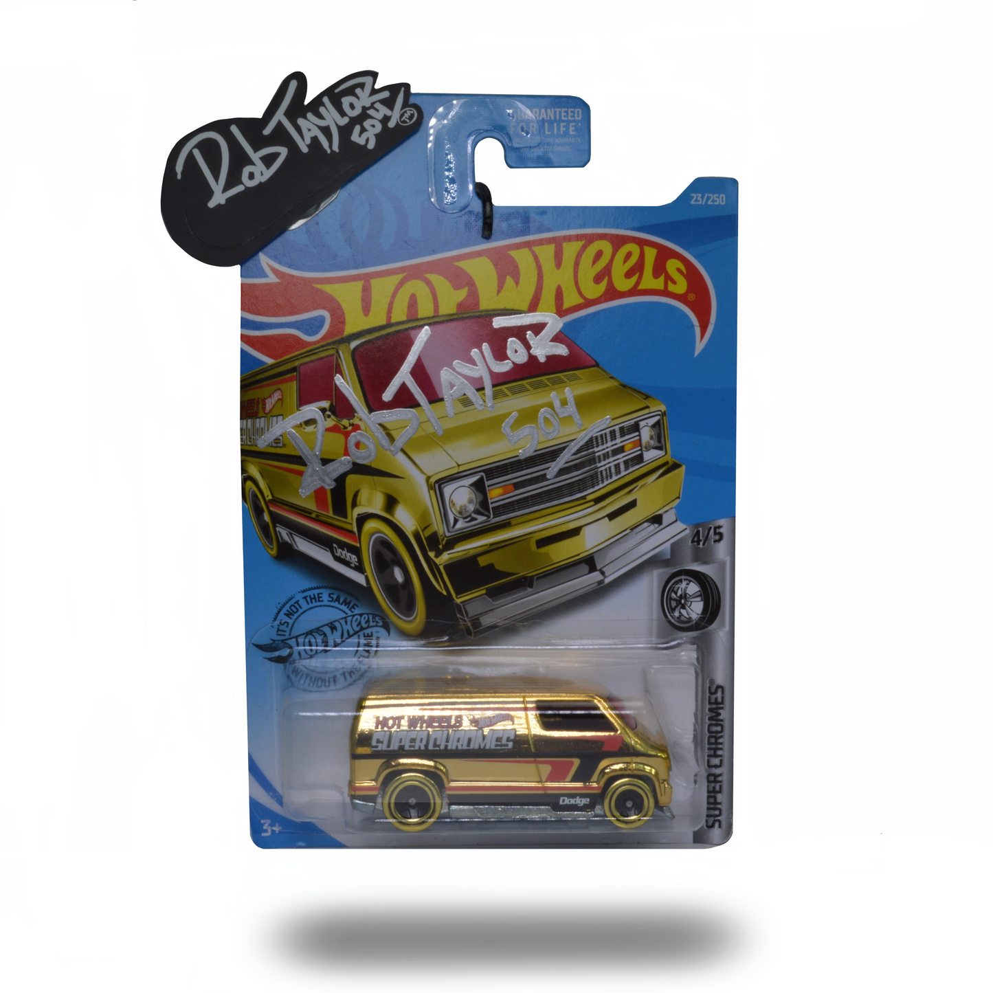 AUTOGRAPHED GOLD VAN 1:64 SCALE CAR