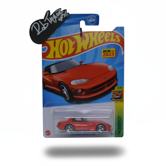 RED DODGE VIPER HOTWHEELS 1:64 SCALE CAR