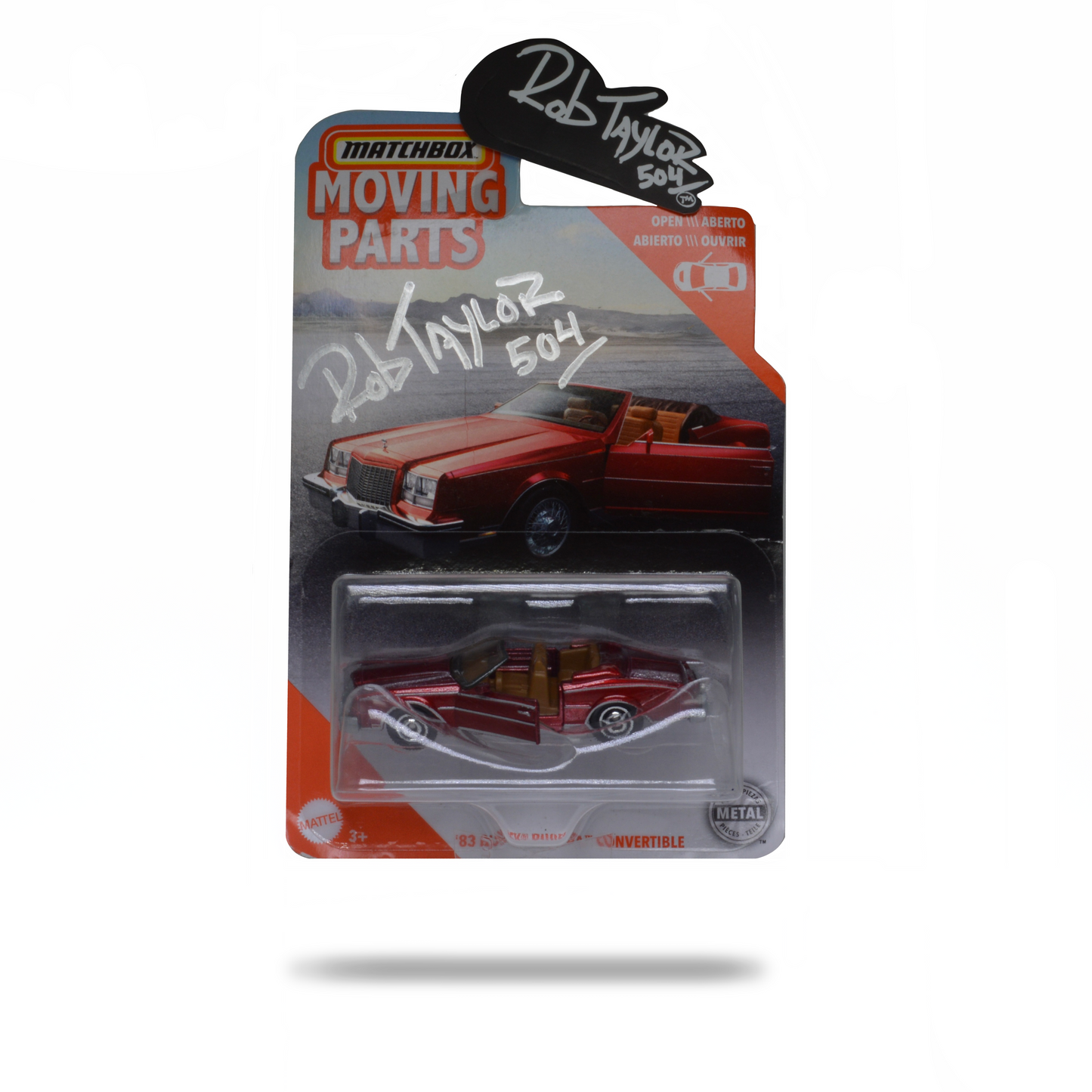 AUTOGRAPHED RIVIERA CONVERTIBLE (Moving parts) 1:64 SCALE CAR