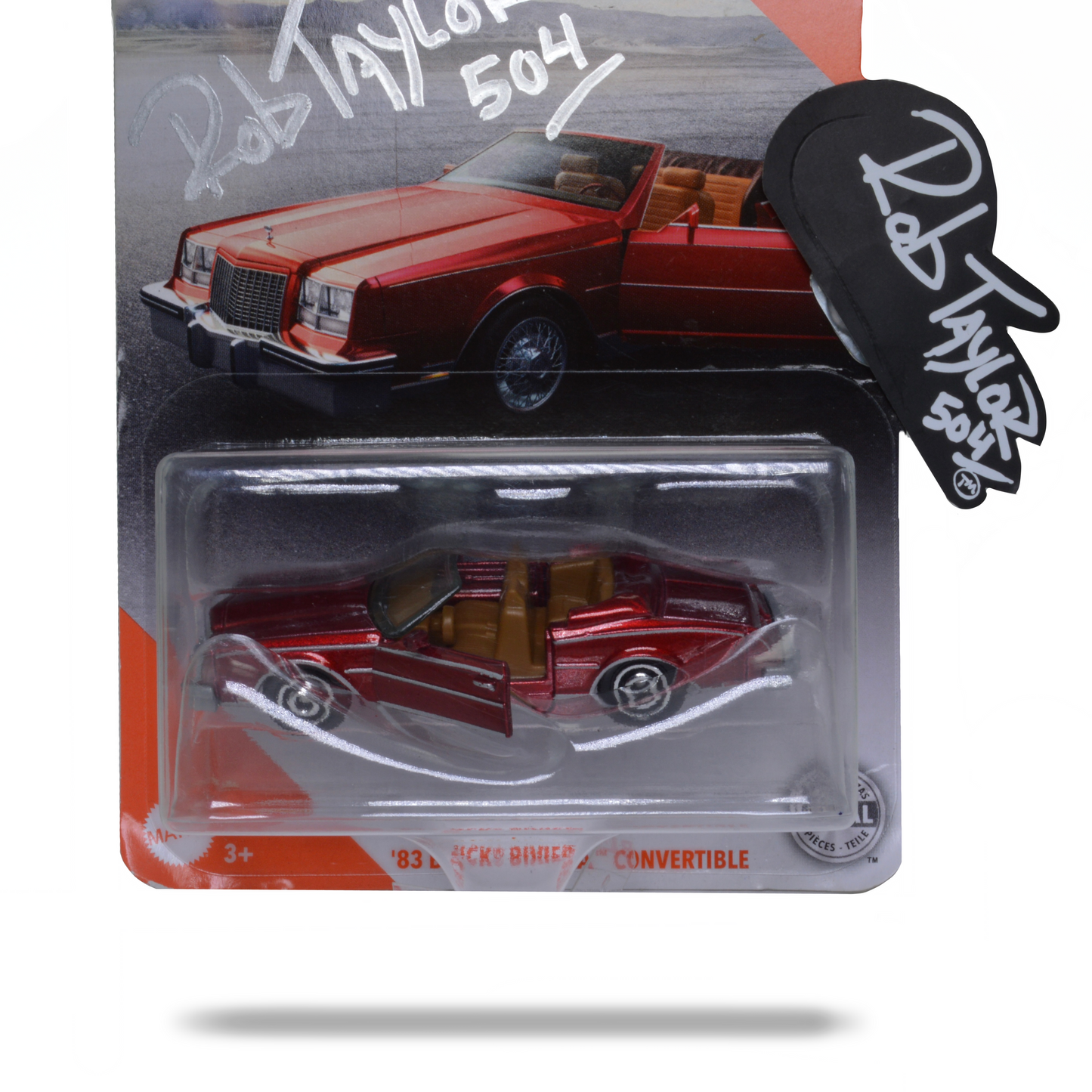 AUTOGRAPHED RIVIERA CONVERTIBLE (Moving parts) 1:64 SCALE CAR