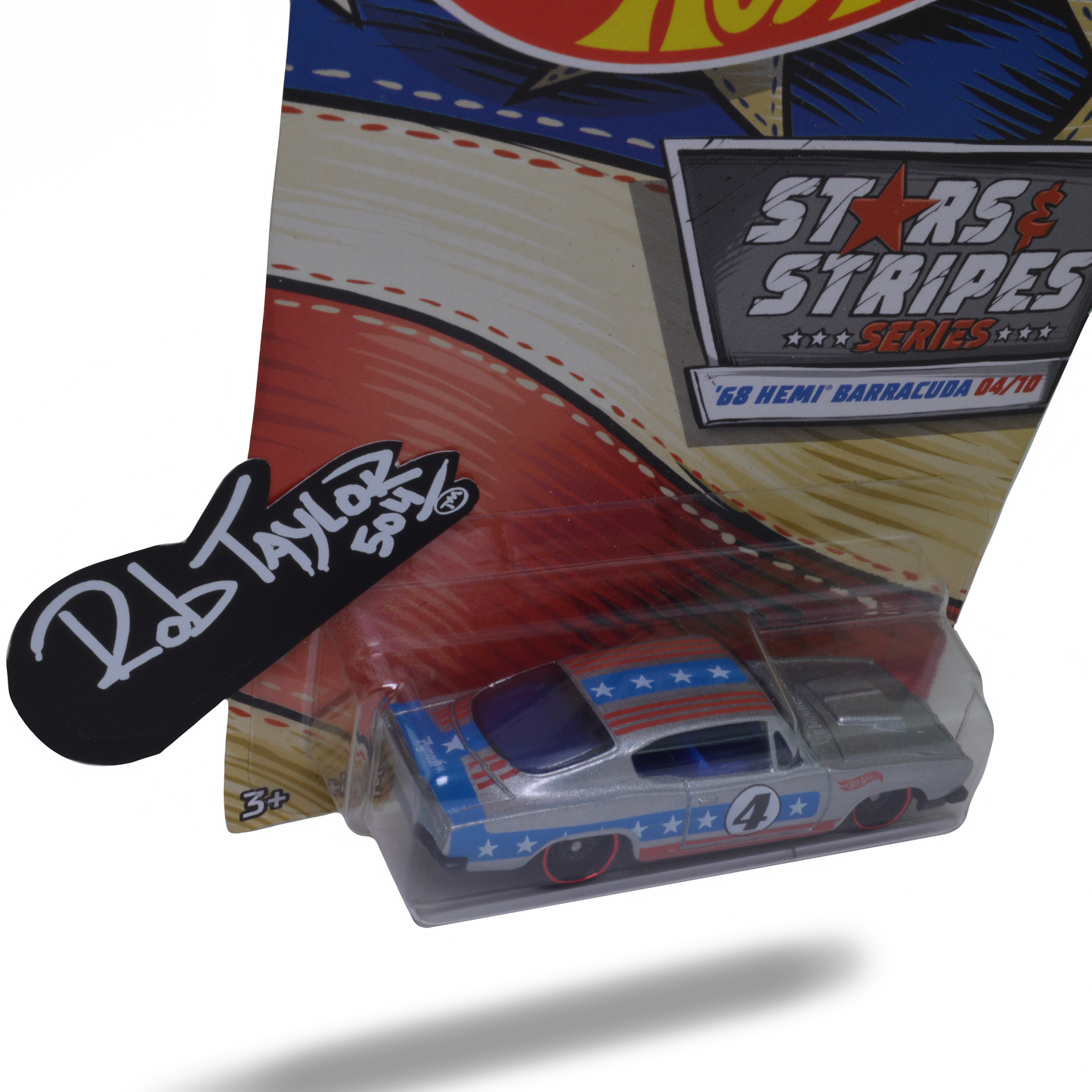 STARS & STRIPES TRIPLE PACK HOTWHEELS 1:64 SCALE CAR