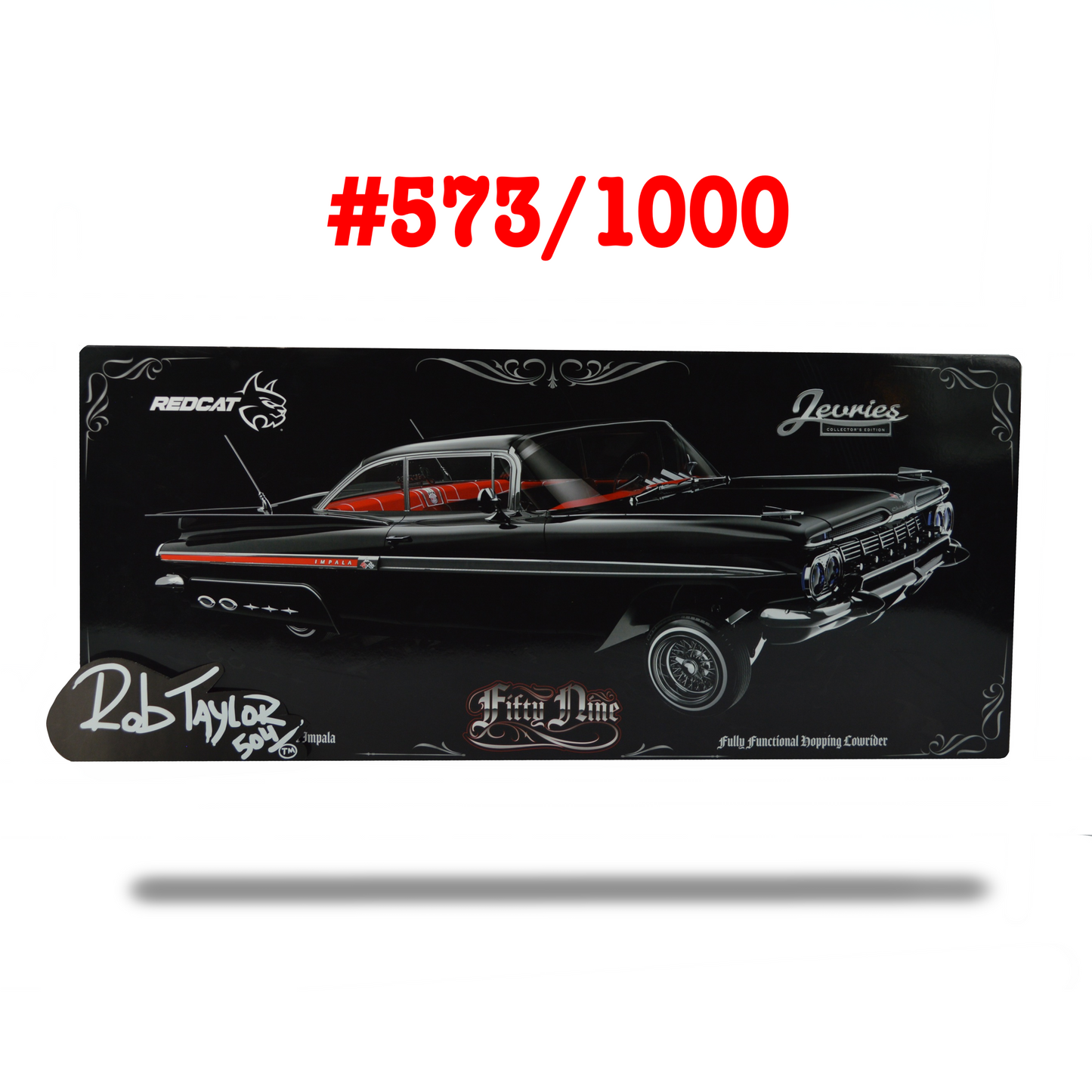 Autographed Rare Jevries Edition (# 573 of 1,00) 1959 Impala Lowrider 1:10 scale Remote control car