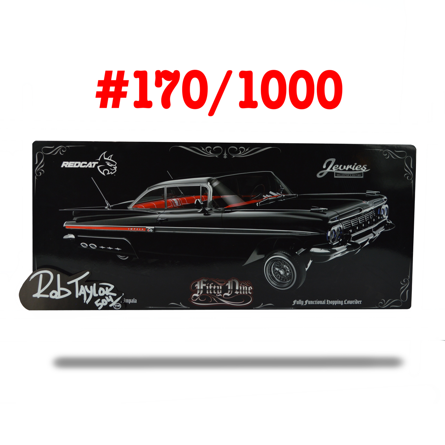 Autographed Rare Jevries Edition (# 170 of 1,000) 1959 Impala Lowrider 1:10 scale Remote control car