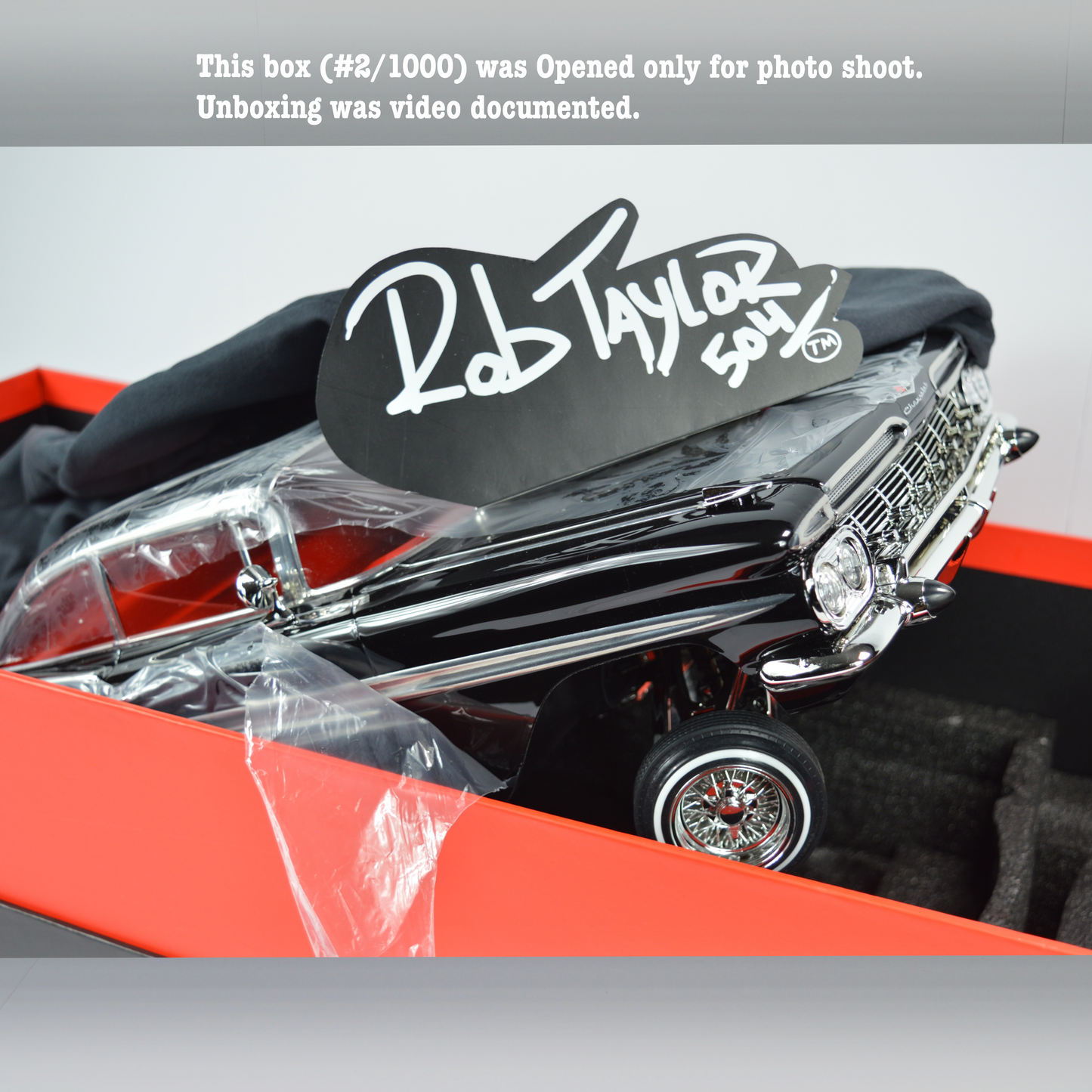 Autographed Rare Jevries Edition (# 2 of 1,000) 1959 Impala Lowrider 1:10 scale Remote control car