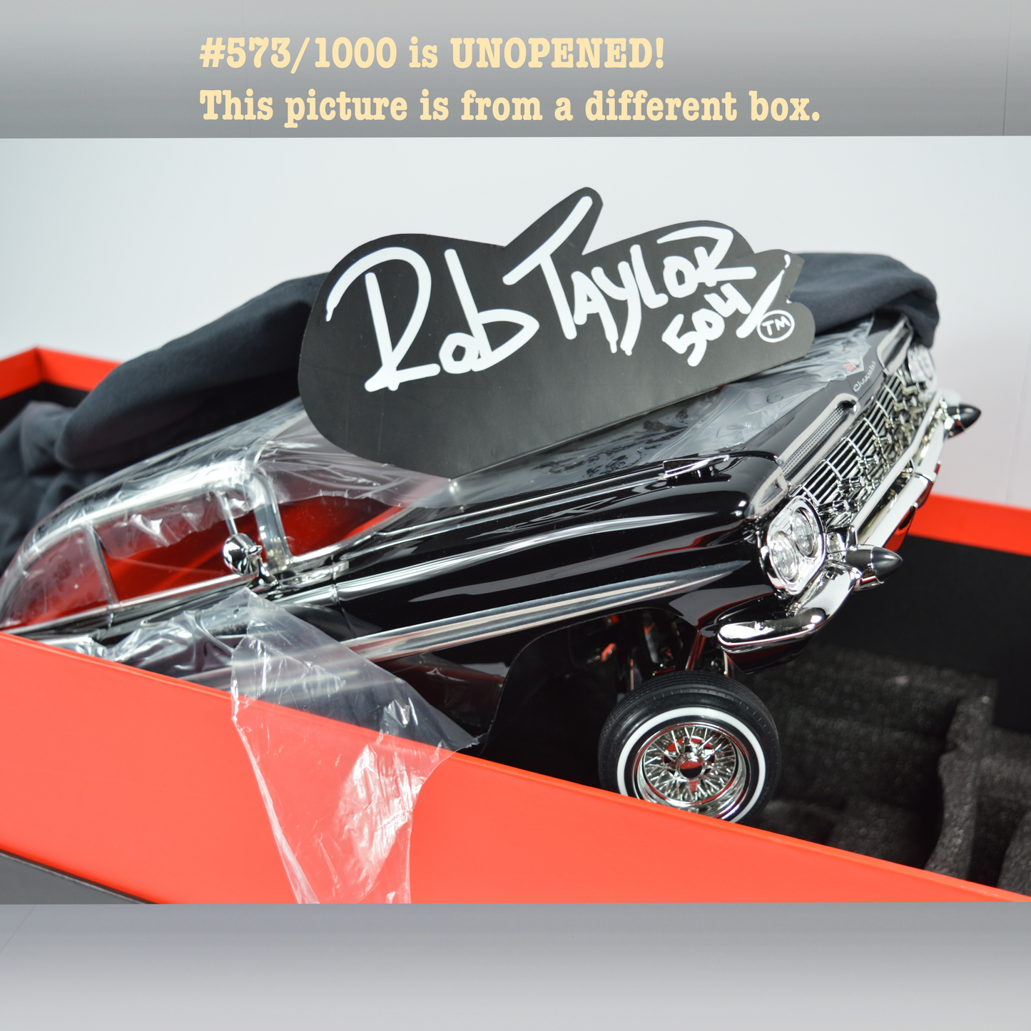 Autographed Rare Jevries Edition (# 573 of 1,00) 1959 Impala Lowrider 1:10 scale Remote control car