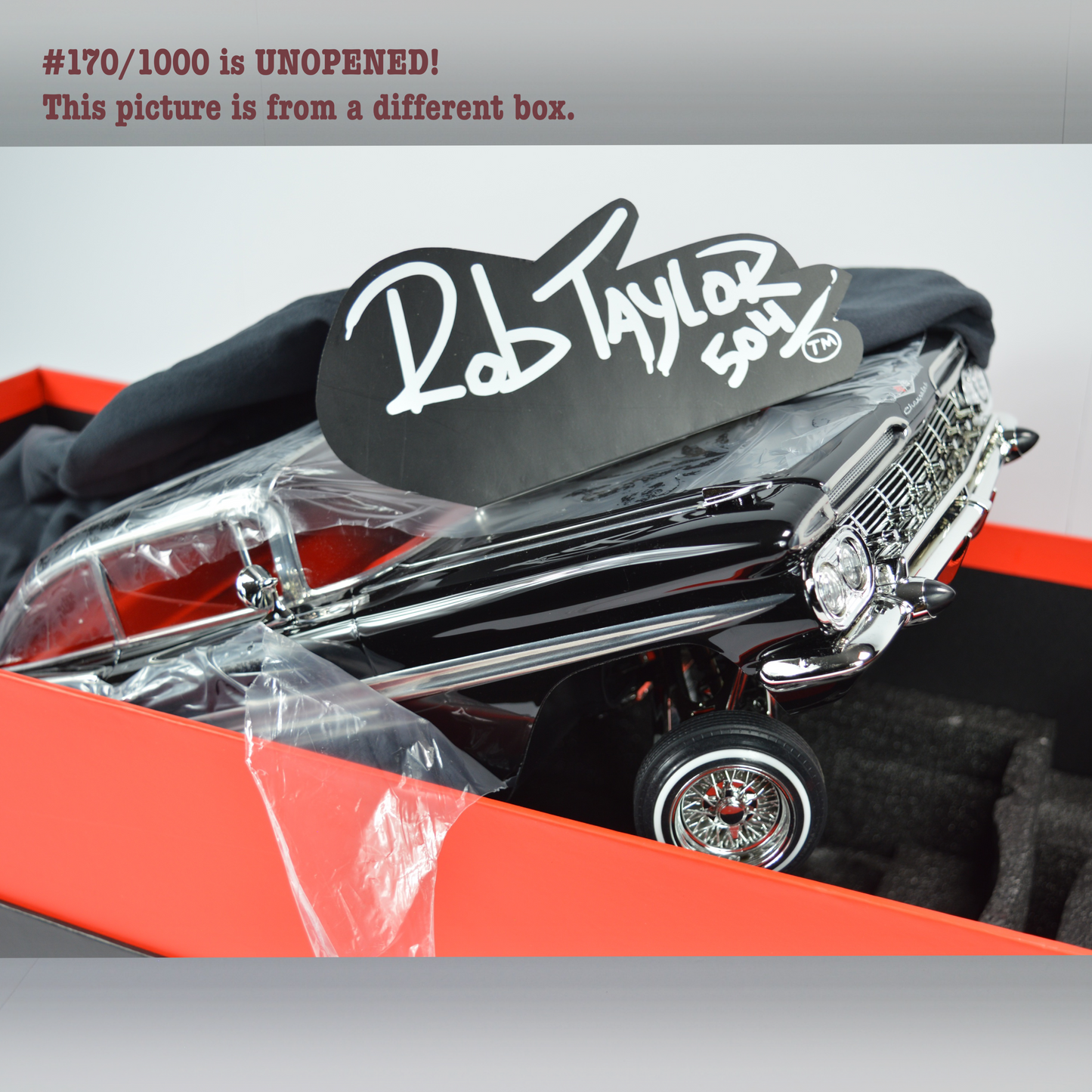 Autographed Rare Jevries Edition (# 170 of 1,000) 1959 Impala Lowrider 1:10 scale Remote control car